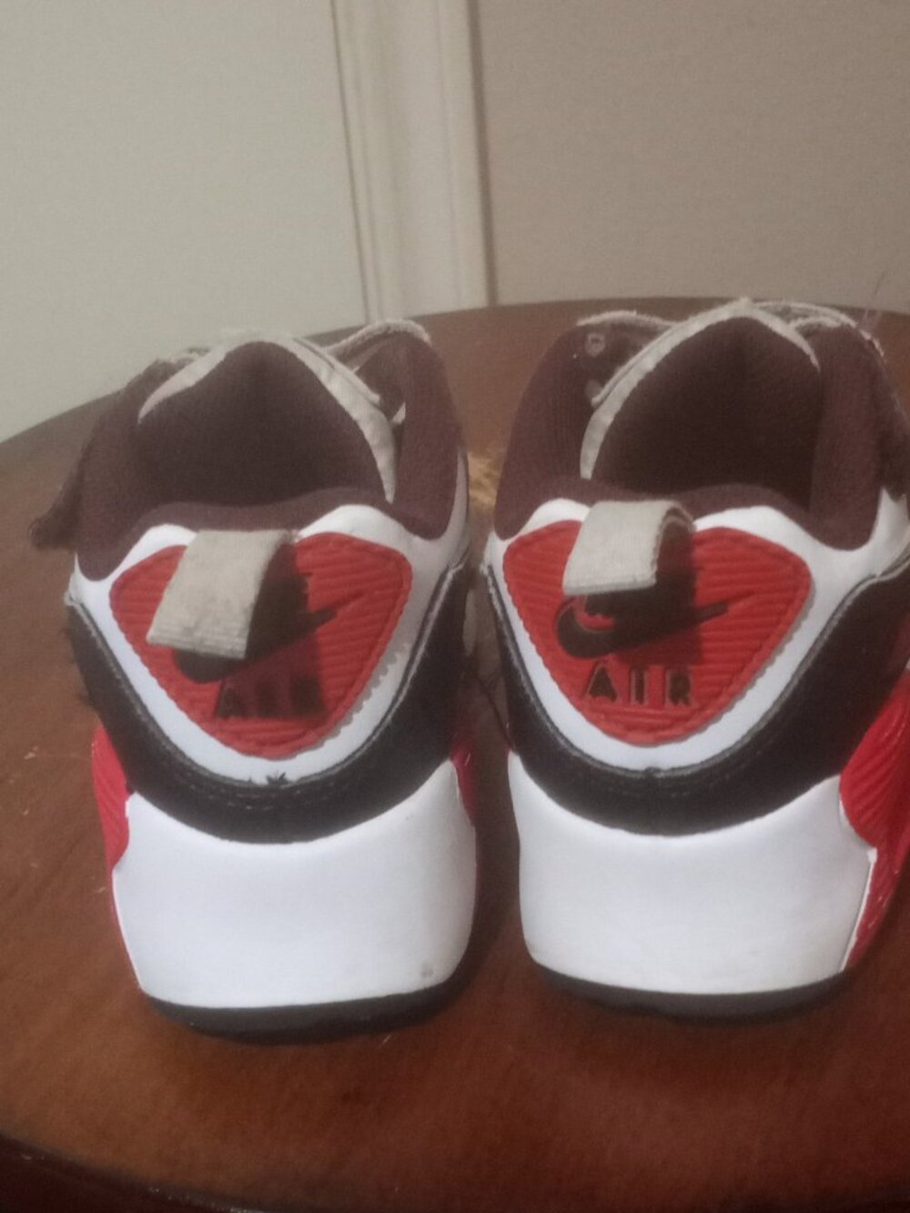 Nike Air Max 90 Easyon Burgundy Crush White Shoes Hf6357-600 Toddler Size 10C - Picture 10 of 12
